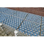 Rollenbaan uitschuifbaar, lengte 8,30 meter. Gebruikt.